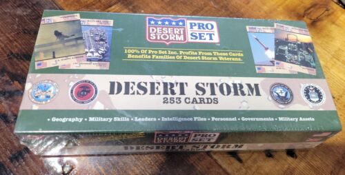 Sealed Pro Set Desert Storm 253 Trading Card Set New in Pkg