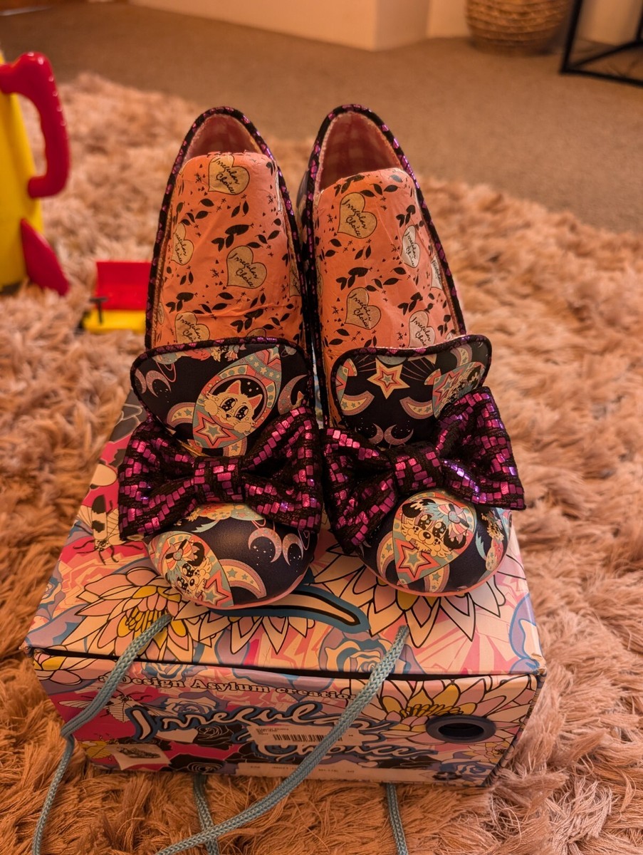 Irregular Choice Shoes Size 36 Brand New Oz space Kitty navy