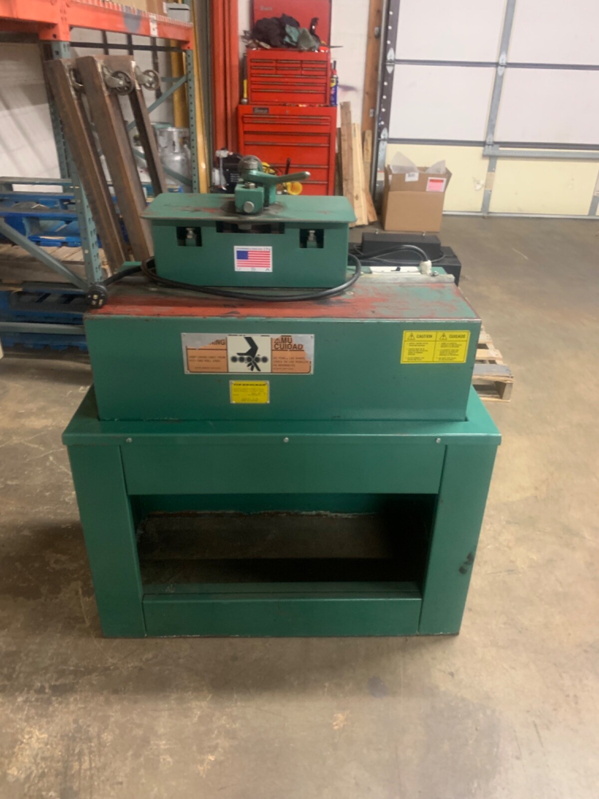 Used 24 Gauge Portable Lockformer Tin Knocker Pittsburgh Machine with