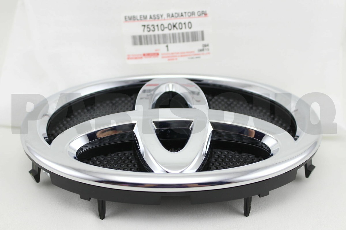 753100K010 Genuine Toyota EMBLEM ASSY RADIATO 75310-0K010 | eBay
