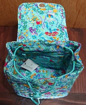 NWT Disney Vera Bradley Ariel Floral Ditsy Mini Backpack The Little Mermaid NWT Vera Bradley Disney main image 4