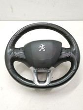PEUGEOT 208 STEERING WHEEL MULTIFUNCTION LEATHER 2012-2019 3DR MK1 96750123ZD