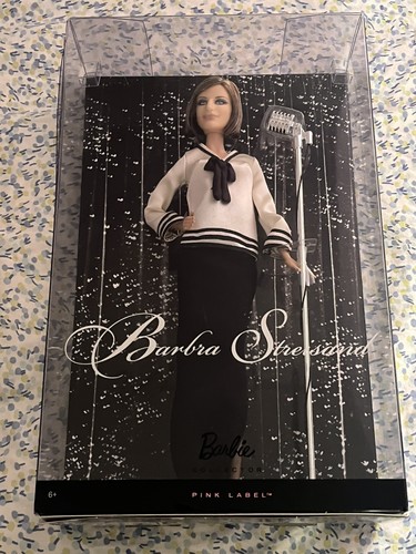 Barbra Streisand Barbie Doll Pink Label Pop Culture Collection Mattel N6574
