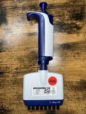 Rainin Pipet-Lite XLS+ 8 Channel Multi L50 5-50 uL Pipette LTS 