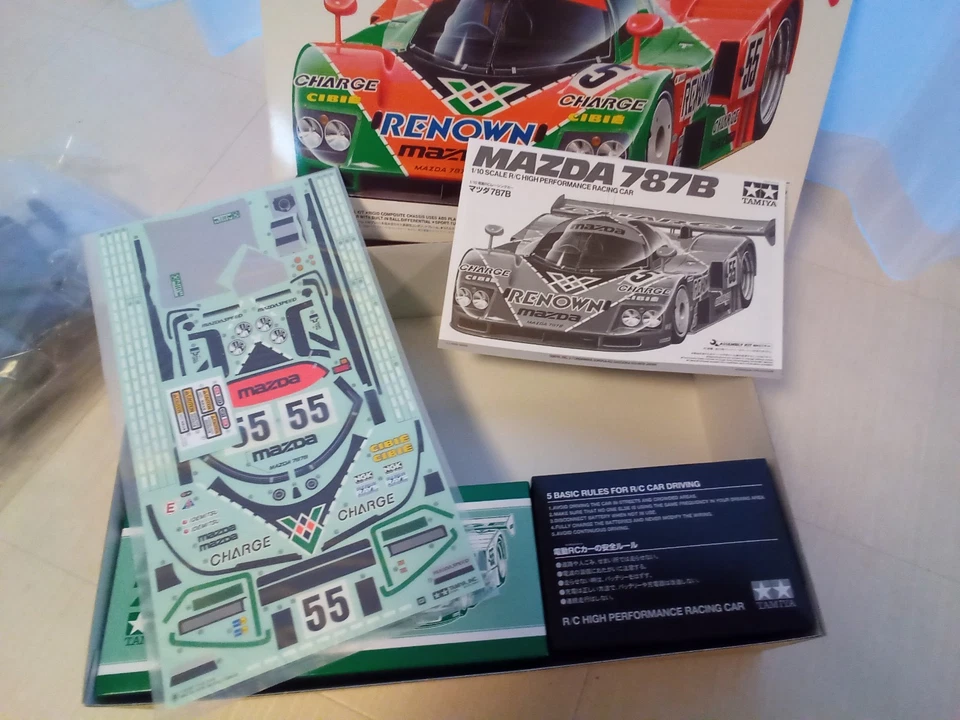 Tamiya Mazda787B 1/10 Electric RC Car No.218 Radio Control 47518 New From Japan - Image 3 of 4