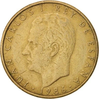 [#504676] Münze, Spanien, Juan Carlos I, 100 Pesetas, 1986, Madrid, SS, Aluminum - Bild 1 von 2