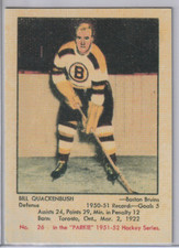Bill Quackenbush 2002-03 Parkhurst Reprints #300