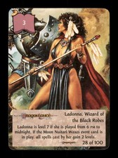 Ladonna Wizard Of The Black Robes 28 Of 100 Spellfire Master Of Magic TC CC