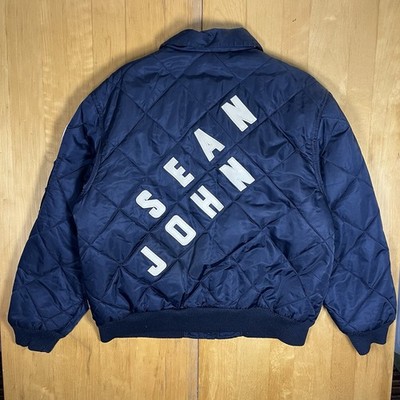 Sean John Vintage Bomberjacke Hip Hop P Diddy Herren XL 