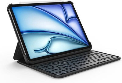 Accrosoo Magnetic iPad Keyboard Case 11'' Pro M4 M3 M2 Air 10.9 QWERTY UVP 46,99£