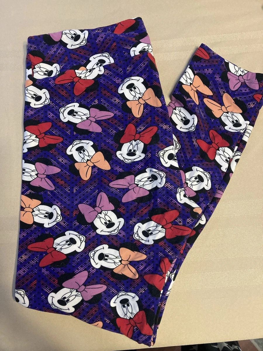 Legging Lularoe Taille L/XL - Motif Mixte (Frozen, Nightmare Before Christmas, Minnie) - Neuf Sans étiquette