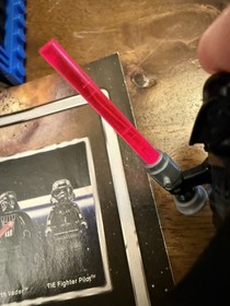 LEGO Star Wars 7263 TIE Fighter Darth Vader Light-up lightsaber minifigure 2005