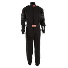 RaceQuip® 110006RQP 110 Series 1-Pc Driving Suit - SFI 3.2A/1 - Black - XL