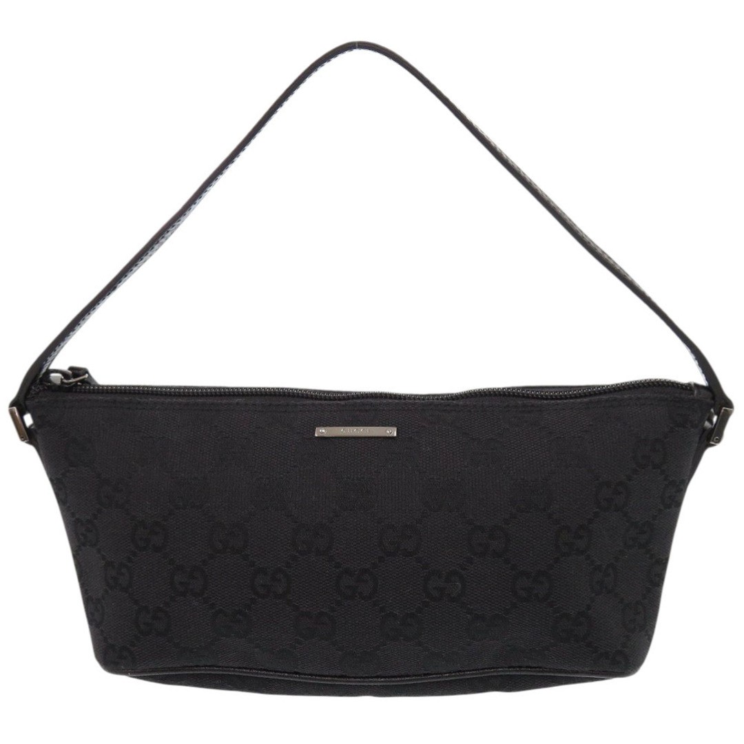 Gucci GG Canvas Black Accessory Pouch Handbag Used 20-26.5cm