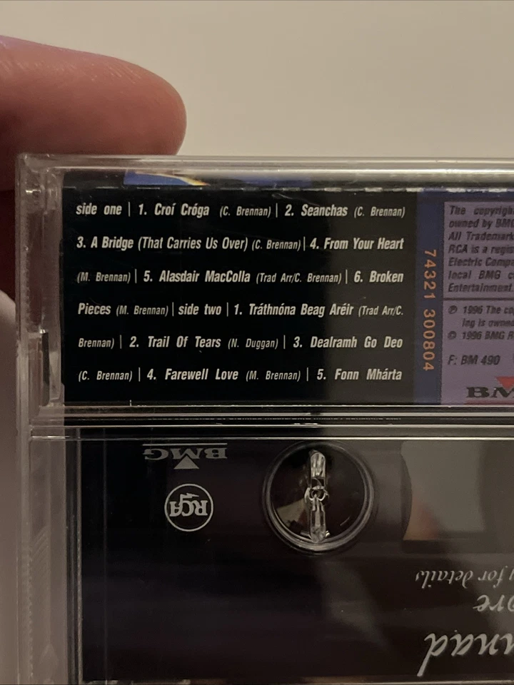 CLANNAD ~ LORE ~ RARE 1996 RCA FOLK DOLBY CASSETTE TAPE. Ex/EX. - Image 3 of 4