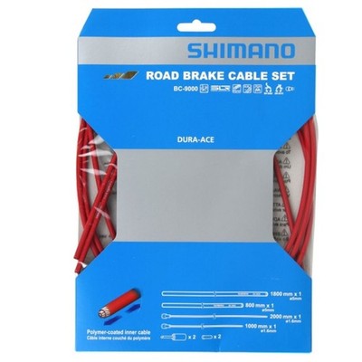 Bremszugsatz vorne + hinten Road Hard ACE, rot SH-Y8YZ98030 SHIMAN