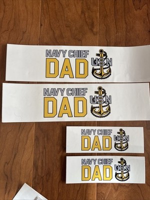 Bumper sticker US Navy Chief Dad