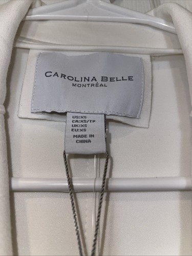 Women’s Carolina Belle Montréal Single Breasted Mid Length Coat Size XS - Picture 3 of 5