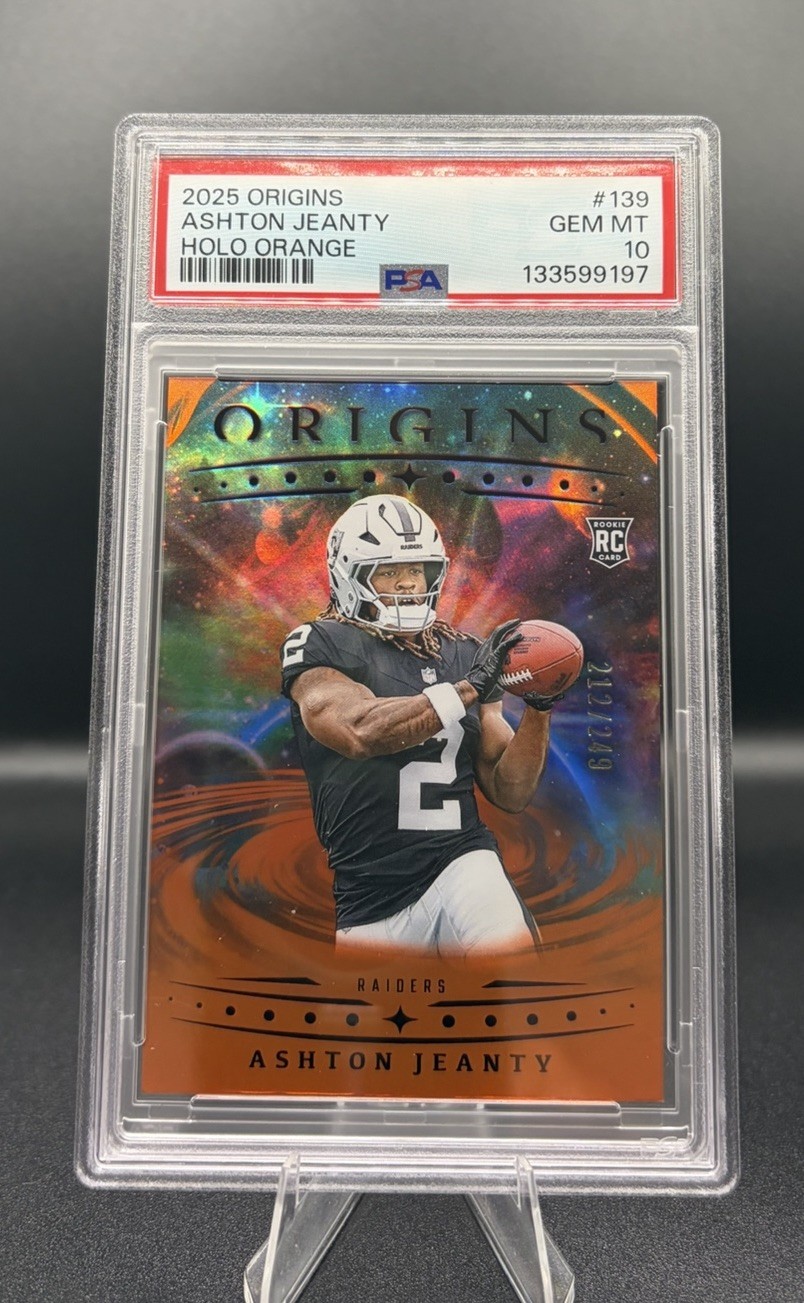 Ashton Jeanty Panini Origins #139 Holo Orange