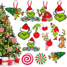 Christmas Tree Decorations, 20 PCS Christmas Tree Hanging Ornament Holiday Or...