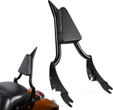Tall Passenger Sissy Bar Rear Backrest for Harley Davidson Dyna Wide Glide St...