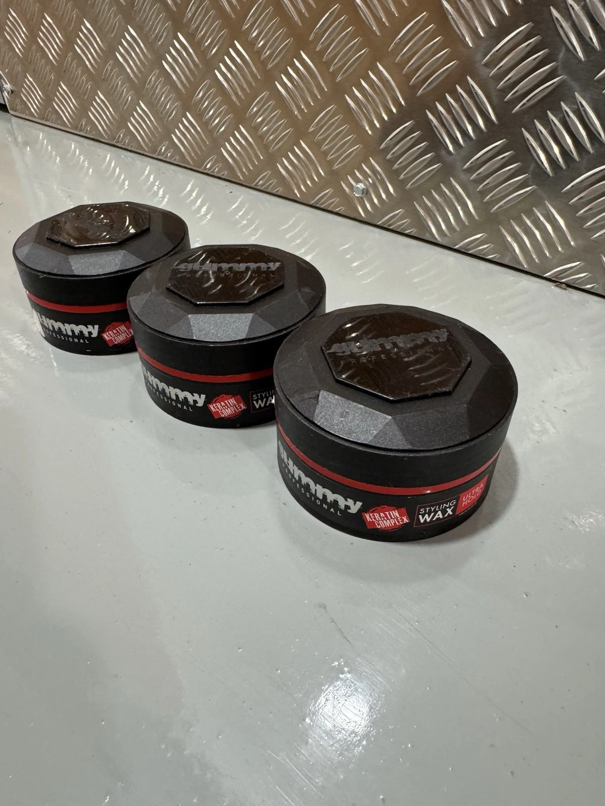 3x Gummy Ultra Hold Hair Styling Wax 150ml Gummy Red Brand New 3