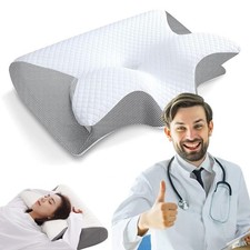 Pillow Cervical Memory Anti Snore Ergonomic Premium Neck Pain Relief Memory Foam