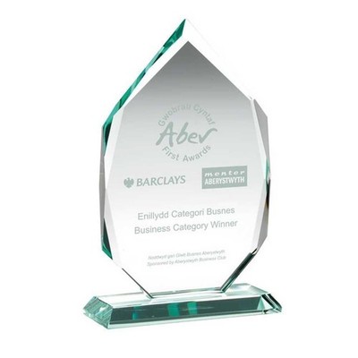 R4US Jade Premium Glas Diamant Corporate Award Basis Trophäe 6,5 Zoll personalisiert