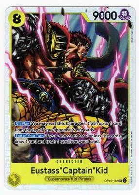 Eustass Captain kid 112 OP10-112 Royal Blood Foil 