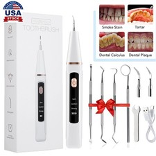 2026 Ultrasonic Electric Tooth Cleaner Tartar Plaque Remover Dental Scaler Tool