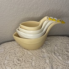 Vintage set of J.S.N.Y.  nesting goose measuring cups.  Set Of 4 Vintage