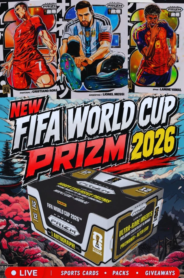 BRAND NEW PANINI PRIZM WORLD CUP 2026 SHOW