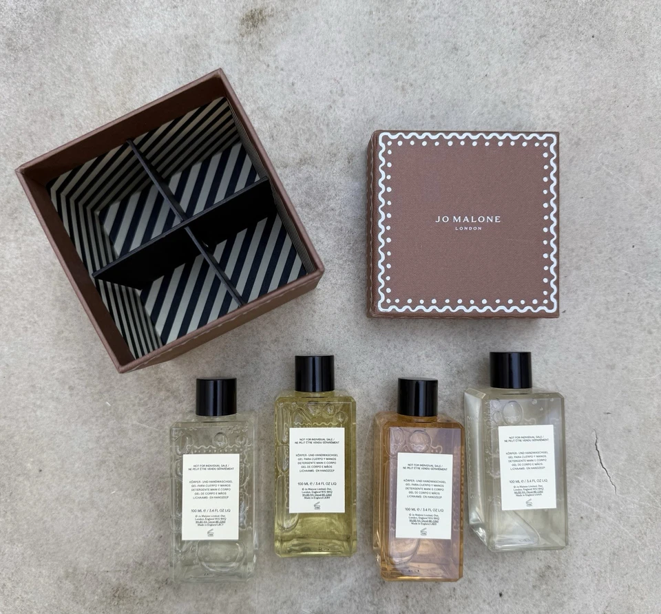 Jo Malone Body And Hand Wash Collection Set Of Four In Holiday Gift Box - Image 4 of 4