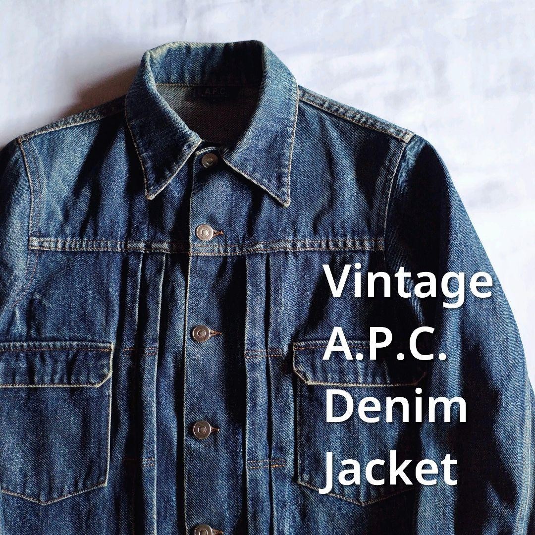 A.P.C., A.P.C. Vintage Selvedge Denim Jacket Made in Japan S Blue 90s Condition Good