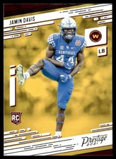 2021 Panini Prestige Jamin Davis Rookie Washington Football Team #260