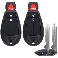 2Pcs Key Fob Fobik Remote Replacement for 2008-2020 Dodge Grand Caravan Journ...