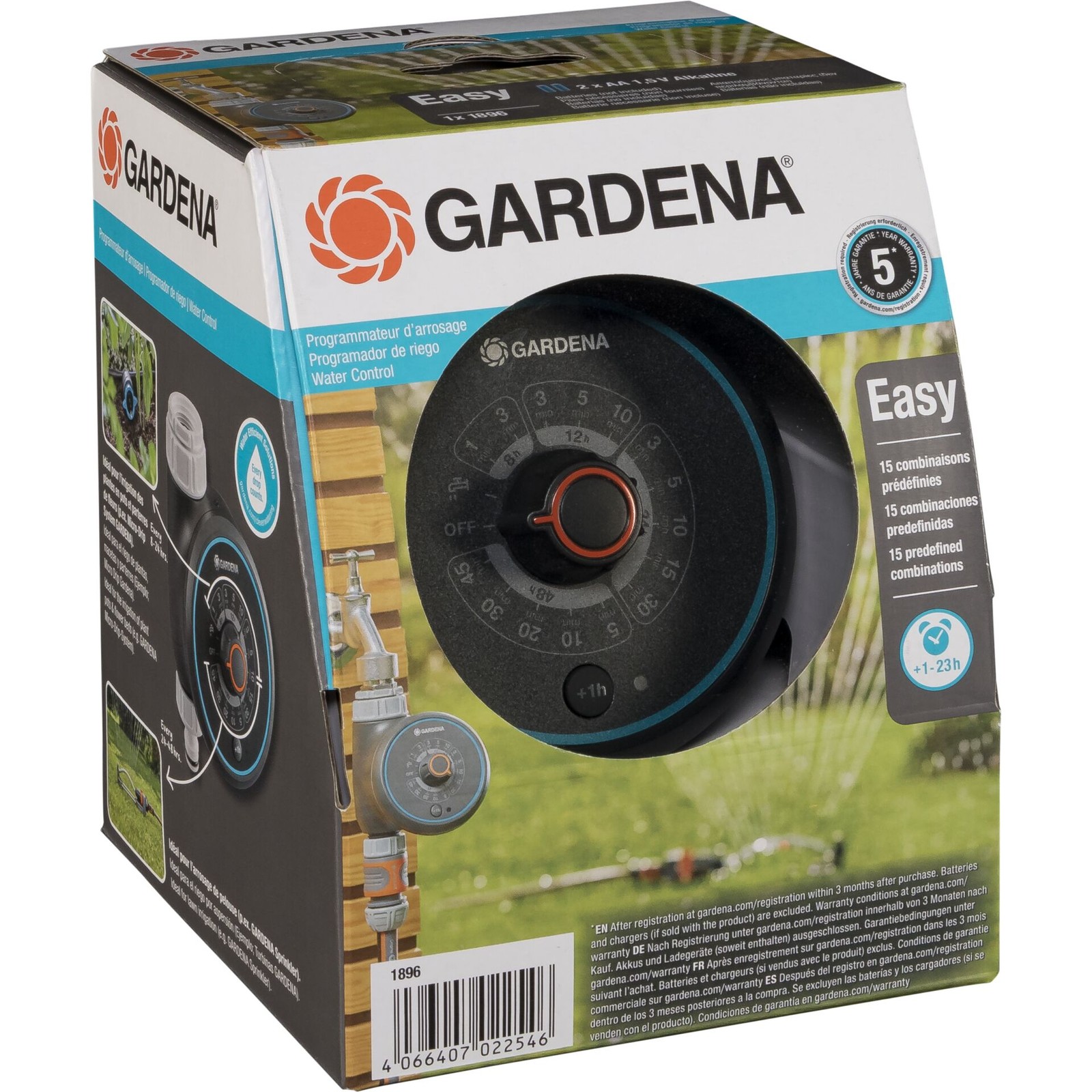 Gardena Water Control Easy fin du gaspillage d'eau avec ce programmateur arrosage sur robinet