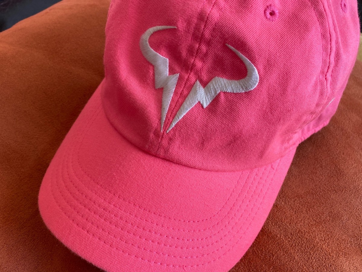 ナイキキャップ　ナダルモデル　ピンク SALE* NIKE RAFA RAFAEL NADAL HAT CAP PINK DRI-FIT RAGING