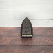 Primitive Geneva Illinois Sad Iron|Country Living|Iron Doorstop|Rustic Decor