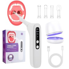 New Electric Vacuum Tonsil Stone Removal Kit Vacuum Irrigation Syringe Oral Care