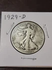 1929-D Liberty Walking Half Dollar (Free Shipping)