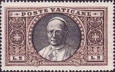 VATICAN CITY 1933 Pope pius XI issue sg. 30 cv. �65