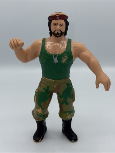 VINTAGE 1986 WWF LJN Corporal Kirchner Bearded Var...