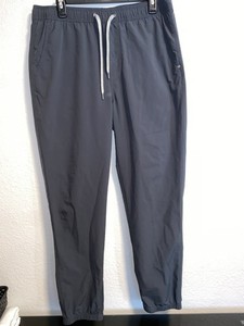 Pantalon Jogger Vuori Homme Kore Gris Foncé - Taille L - Léger, Cordon - V456