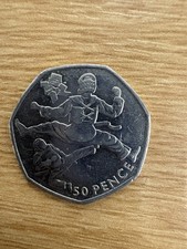 A 2011 London 2012 Olympic Games Taekwondo 50 Pence Coin Exellent Condition