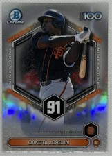 2026 Bowman Chrome Dakota Jordan - Top 100 Insert #BTP-91