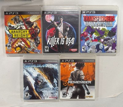 PlayStation 3 Games Lot - Killer is Dead, Transformers Devastation, Remember Me