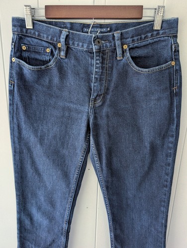 Ralph Lauren Thompson 650 Jeans 30x27 Blue Stretch Straight Leg Mid Rise Slim - Picture 5 of 11