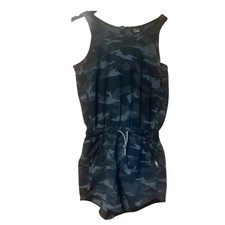 Athleta Girl On The Go Camo Shorts Romper Girls Size 8/10