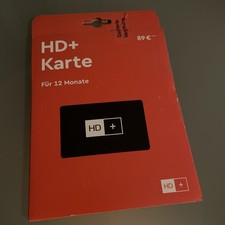 HD+ Karte für Satelliten-TV | 12 Monate HD+ Sender-Paket | Verlängerung für HD+